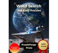 Word Search - 365 Easy Puzzles: Large Print for Adults and Seniors | Year Round Puzzle Fun | 2 Puzzles Per Page | Solutions Included | Easy Word Search for Calm Focus