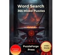 Word Search - 365 Mixed Puzzles: Large Print for Adults and Seniors | Over 4700 Words | 2 Puzzles Per Page | Solutions Included | Word Search Mix for Focus, Breaks and Endurance