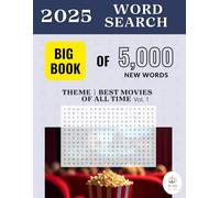 Word Search 5000 New Words: 125+ Puzzles about Best Movies Vol.1