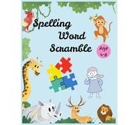 Word Search Activity Book - Spelling Word Scramble: Words Search Activity Book Beginner Puzzles to Build Vocabulary | Ages 4-8 Spelling Word Scramble