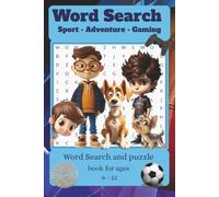 Word Search Activity book - Sport Adventure Gaming.: activity and one awesome word search book for ages 6 and older