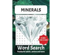 Word Search Adventure: Minerals: Word Find with Easy to Read Print about the gemstones, rock-forming minerals, and exotic crystals/ 50+ Puzzles...Gift for vacation,Holidays and free times