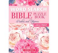 Word Search Bible Puzzle Book: Psalms and Hymns (Large Print)-Teas, Janet-Copert