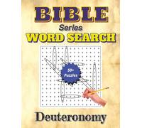 Word Search | Bible Series | Deuteronomy: Easy-to-Read Print Puzzles with Bible Locations, Bible Characters and More | 8 1/2 x 11 inches, 112 pages...for Adults, Seniors, and Teens