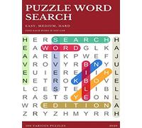 Word Search Boo Puzzle Word Search Easy, Medium, Hard Find Each Word (Tascabile)