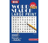 Word Search Book for Adults: 2000 Words Big Large Print Challenging Puzzles for Stress Relief Vocabulary Word Find Games with Unique Positive Themes ... - Popular Choice for People with Dementia