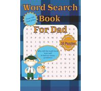 Word Search Book for Dad: Word Search Puzzles with Easy-to-Read Print for Dad with jokes, outdoors, and more | 6x9 inches, 110 pages | 55 Puzzles PLUS ... Father's Day, Birthday Gift, and Relaxing.