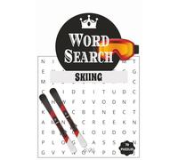 WORD SEARCH BOOK SKIING: Easy to Read Print Word Search Book on Skiing, Adventure, Snow and more[ 6x9, 70 puzzles]... Perfect for Pass time, Brain ... for Birthdays, Holidays and other Occasions.