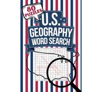 Word Search Book - U.S. Geography for Teens and Adults: 80 Large Print Puzzles Exploring States, Cities, Landmarks, and More