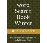 word Search Book Winter: Puzzle Book Wook Search for Adults Large Print
