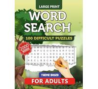 Word Search Books for Adults: 100 Challenging Exercises for the Mind