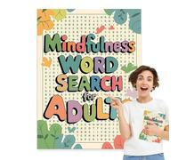 Word Search Books For Adults - Large Print Puzzle Collection, Relaxing Brain Teasers, Multilevel Word Find, Cognitive Activity Games, Stress Relief Entertainment | Mind Sharpening Book For Adults Rela
