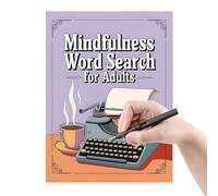 Word Search Books For Adults - Quaderno di ricerca multilivello, set di libri enigmatici, allenamento del cervello | 400 + compiti di ricerca di parole per rilassarsi, promuovere la concentrazione