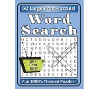 Word Search Books Large Print - Fun and Easy Puzzles for Adults and Seniors: 30 pt Font Word Search - Super-Sized Letters for Better Visibility and Less Eye Strain