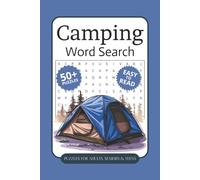 Word Search Camping: Word Search Puzzles with Easy to Read Print about Camping, Outdoors, Wildlife and more | 6 x 9 inches, 120 Pages | 50+ Puzzles . . . Gift for Vacation, Holidays and Relaxation