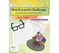 Word search Challenge on festivals around the world: Large print for Seniors and kids