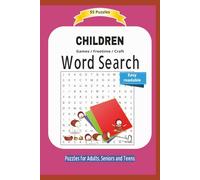 Word Search CHILDREN: Games / Freetime / Craft | Easy readable | About Childrens freetime, games and more ...| Puzzles for Adults, Seniors and Teens | ... Free Time | Paperback 6x9 inches | 110 pages