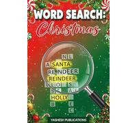 Word Search - Christmas: Fun book with 21 word search puzzles and answers, based on Christmas. For all ages.