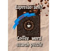 Word search: Coffee themed word search book