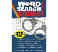 Word Search Crime Edition: Word searches with easy to read puzzles about crime, detective work and more! 30 puzzles, solutions included ... Gift for Vacations, Holiday and Free Time!