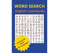 Word Search | English Loan Words |: Loanwords from 80+ languages