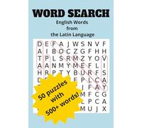 WORD SEARCH | English Words from the Latin Language