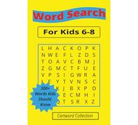 Word Search For Kids 6 - 8: For Kids Ages 6 - 8, 32 Puzzles with Easy to Read Print, Dolch Words for Kindergarteners, First, Second and Third Grades | 6 x 9 inches, 64 pages|
