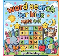 Word Search For Kids ages 4-8: Easy Large Print Puzzle Book for Kids | Fun Alphabet, Animals, Sight Words & Learning Activities | Beginner Word Find for Preschool, Kindergarten & Early Readers