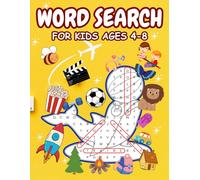 Word Search for Kids Ages 4-8: Fun & Easy shaped Word Search Puzzles and Coloring Activity Book