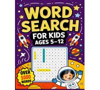 WORD SEARCH for KIDS Ages 5-12 ACTIVITY BOOK PUZZLES ~ Educational Games for Children - 2 Different Age Ranges: ~ Learn ~ Laugh ~ Fun ~ Ideal STOCKING ... for KIDS, TRAVEL ACTIVITIES Ages 5-7 & 8-12