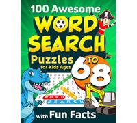 Word Search for Kids Ages 6-8: 100 Awesome Themed Puzzles for Curious Kids with Fun Facts & Trivia (Travel Activity Word Find for Boys and Girls)