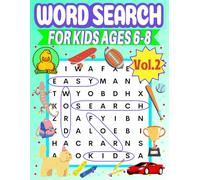 Word Search for Kids Ages 6-8 Vol. 2, by Round Duck: Fun & Educational Puzzles to Build Vocabulary, Boost Spelling, and Strengthen Focus - The Perfect Learning Activity for Young Growing Minds!