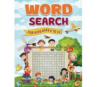 Word Search for Kids Ages 6 to 10: 100 Large Print Puzzles with Coloring Images on each Page for Hours of Screen Free Fun