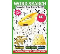 Word Search for Kids Ages 7-12: Develop reading skills, practice spelling and learn vocabulary with 100 Puzzles, solutions included, 6x9 200 pages