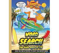 Word search for kids ages 8-10: Large Print Word Search Puzzle Activity Book for Kids - Fun Games and Challenges! Summer-Themed Word Searches, Tracing Phrases & Coloring Pages.
