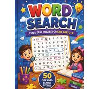 Word Search For Kids: Fun and Simple Word Search Puzzles for Kids Ages 3-8 | Large Print, Easy-to-Read Words, and Brain-Boosting Fun
