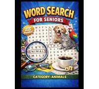 Word Search for Seniors - Category Animals: Fun and Relaxing Animal-Themed Puzzles