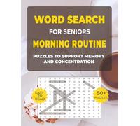 Word Search for Seniors - Morning Routine: Easy & Calming Large Print Puzzles (8.5x11): Relaxing Word Search Puzzles for Seniors | Gentle Brain Games ... & Calm | Coffee, Sunshine & a Fresh Start