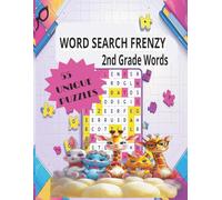 Word Search Frenzy: 2nd Grade Words - 55 Unique Puzzles - 8.5X11 Inch - 110 Pages