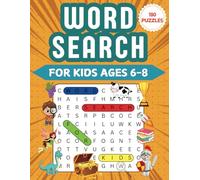Word Search Fun for Kids Ages 6-8: 180 Themed Puzzles with Coloring Pages, Tracker Sheets, and Over 1,000 Words to Learn!