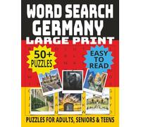 WORD SEARCH GERMANY: Germany-Themed Word Search Puzzles | Easy-to-Read Large Print for Brain Exercise