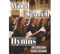 Word Search Hymns: 50 Word Puzzles 1250+ Words
