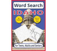 Word Search Idaho: Explore The Gem State - 6x9 110-Pages | 50+ Themed Puzzles | Easy to Read Text for Teens, Adults & Seniors