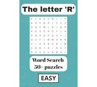Word Search Letter R Puzzle Book Easy: Word Search with Easy to Read Print with words starting with the letter 'R', Alphabet | 6x9 inches 110 pages | ... Gift for Vacation, Holidays and Free Time