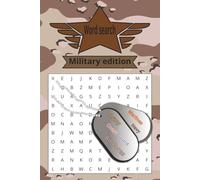 Word Search Military Edition: Word Search Military Edition, Army, Navy, Marines, Air Force |6x9 inches 80 pages | 40 puzzles