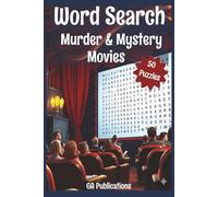 Word Search Murder Mystery Movies: A Cozy Murder & Mystery Movie Word Find Puzzles for Adults, Teens and Seniors and Movie buffs