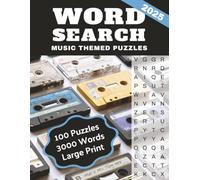 Word Search Music Themed Puzzles: A Word Find Book with a Variety of Themes for Seniors, Adults and Teens