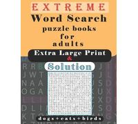 Word Search Puz extreme word search puzzle books for adults extra la (Tascabile)