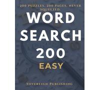 Word Search Puzzle Book | 200 Easy Puzzles Large Print | One Puzzle Per Page | Adults and Seniors | Brain Training | Solutions Included: Extra Large ... Puzzles - Never Cramped, Always Clear