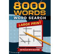 Word Search Puzzle Book: 200 Large Print Word Find Puzzle Book for Adults, Seniors and Teens